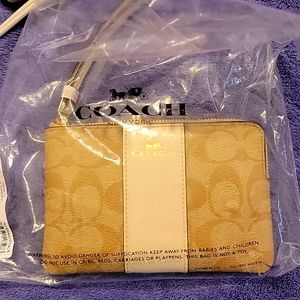 Coach wristlet purse